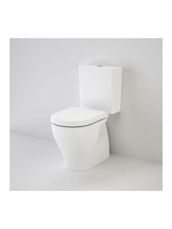 Caroma Luna Cleanflush Close Coupled S Trap Bottom Inlet Toilet Suite Xena Soft Close Seat White (4 Star)