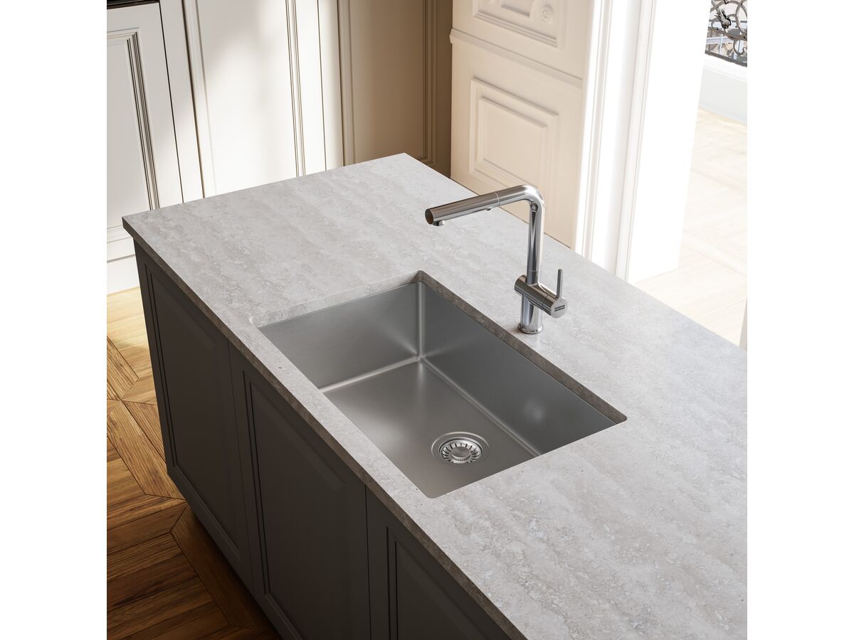 Franke Bow Mega Single Bowl Sink 680mm Stainless Steel - Image 2