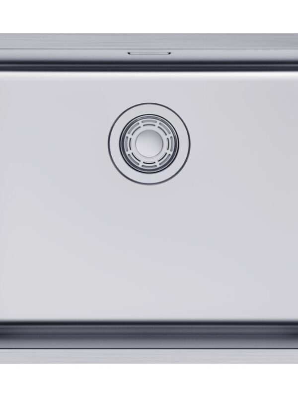 Memo Oscar Inset/Undermount Extended Single Bowl Sink 500mm Overflow No Taphole