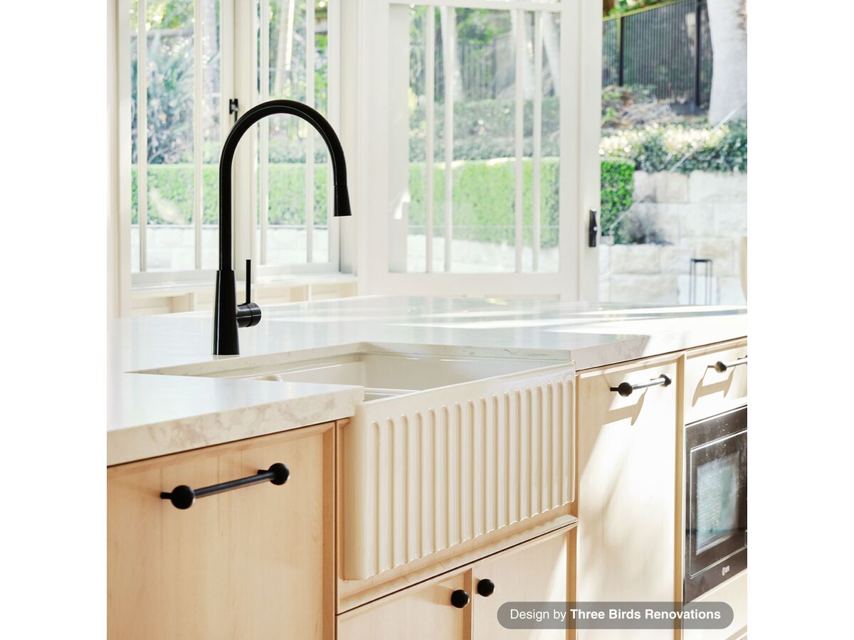 Memo Harper 1 3/4 Butler Sink Fireclay White - Image 6
