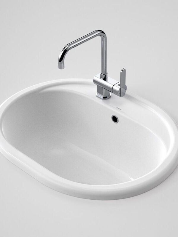 Caroma Metro 35 Litre Utility Laundry Basin No Taphole White