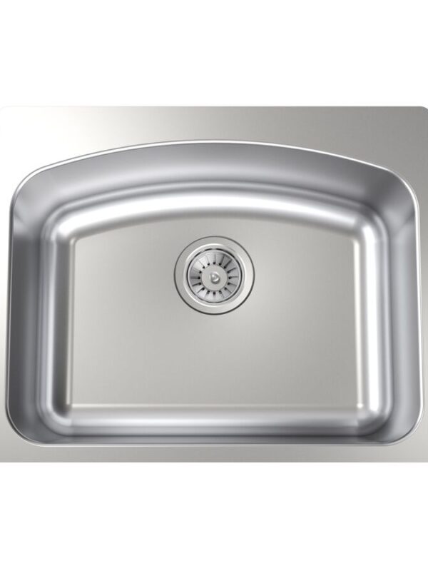 Clark Edgeline MKII Laundry Trough 42 Litre No Taphole Stainless Steel