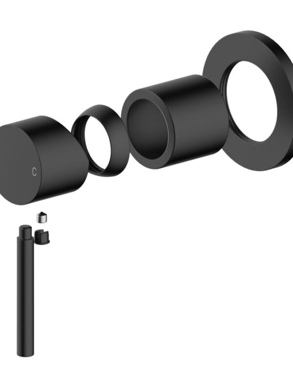Mizu Drift Shower Mixer Trimset Matte Black Lead Free