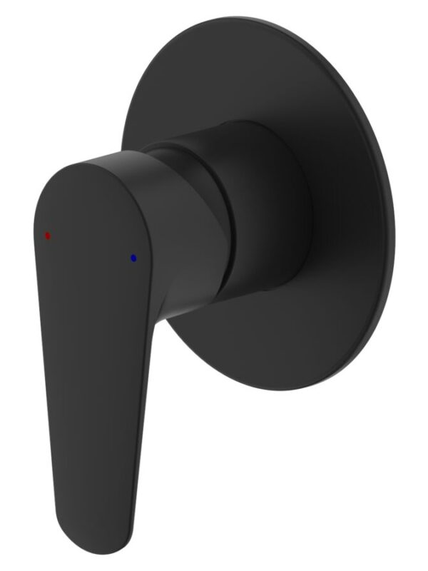 Posh Solus Shower Mixer Tap Matte Black