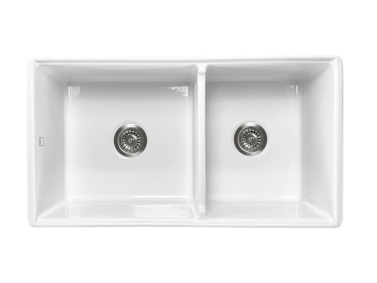 Memo Harper 1 3/4 Butler Sink Fireclay White - Image 4