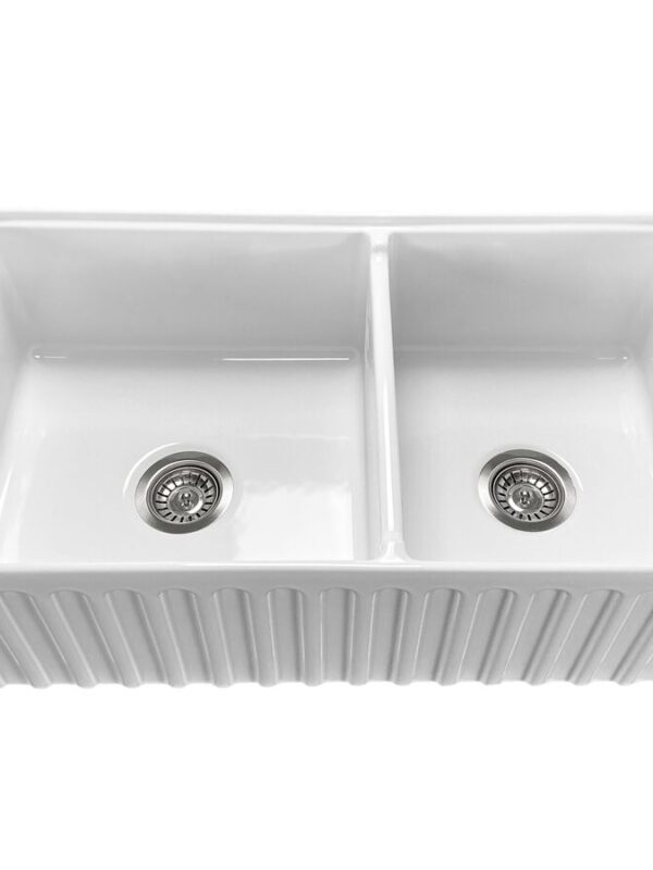 Memo Harper 1 3/4 Butler Sink Fireclay White