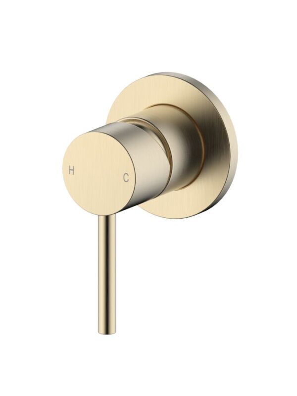 Mizu Drift Shower Mixer Kit Brushed Brass Lead Free