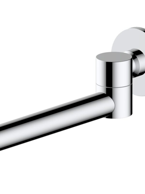 Mizu Drift Swivel Bath Outlet Straight Spout 227mm Chrome