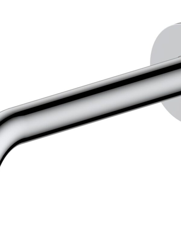 Mizu Drift Wall Basin/Bath Outlet Curve Spout 200mm Chrome (6 Star) Lead Free