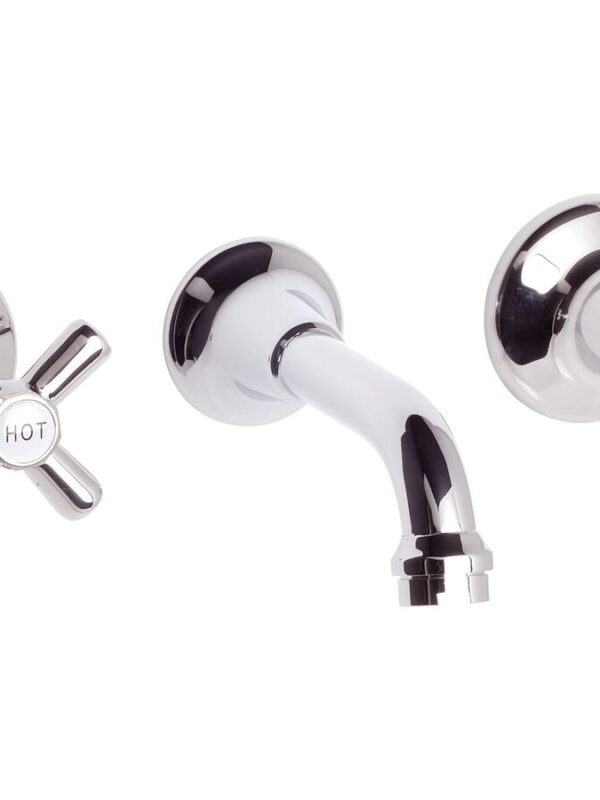 Posh Bristol Bath Set Chrome