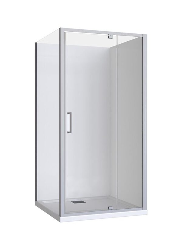 Posh Bristol Shower System with Rear Outlet 1000mm x 1000mm Chrome