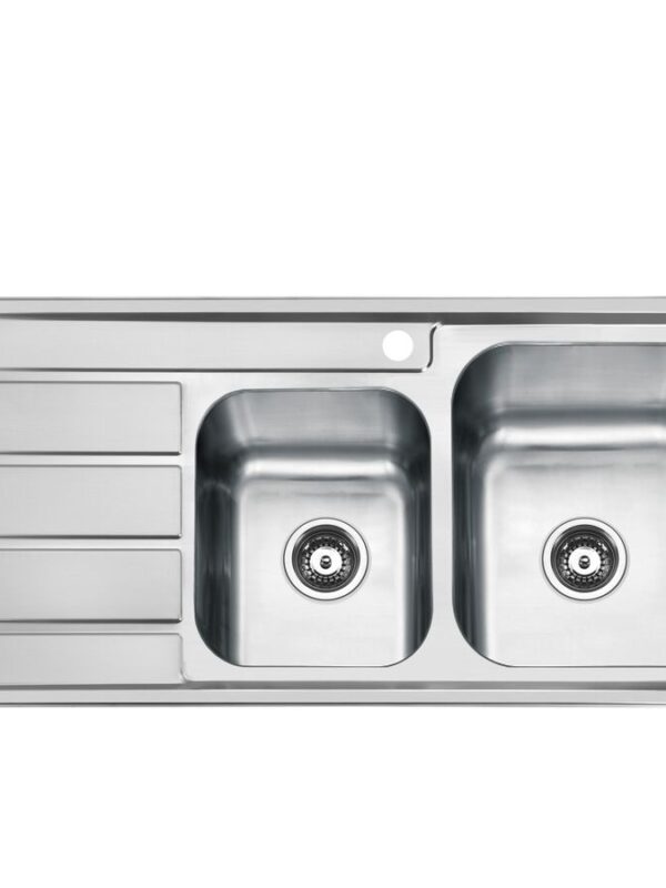 Posh Solus MK3 1 3/4 Bowl Inset Sink 1 Taphole Right Hand Bowl Stainless Steel