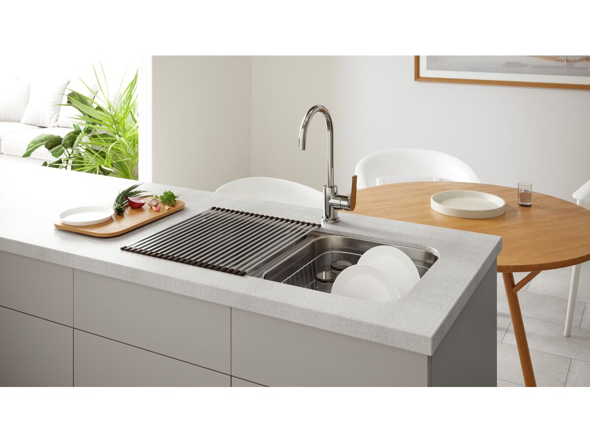 Posh Solus MK3 Double Bowl Undermount Sink No Taphole Stainless Steel - Image 3