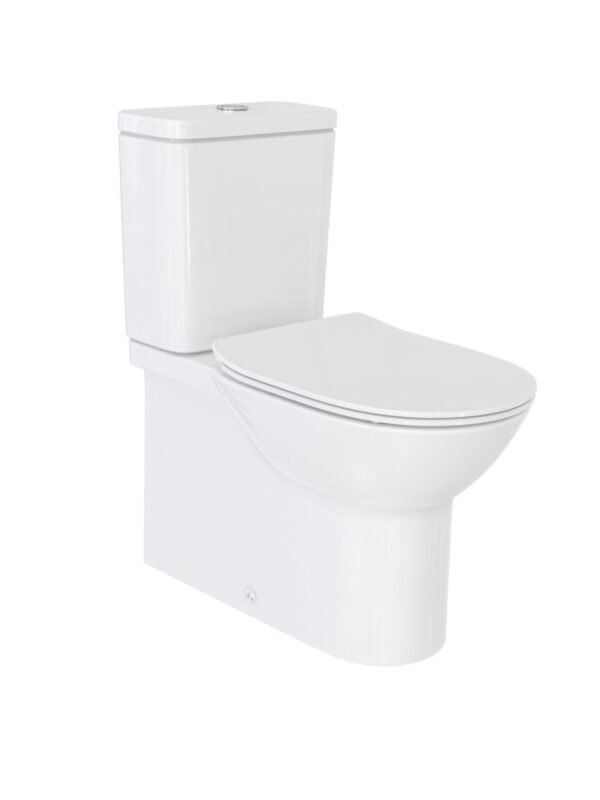 Roca Debba Rimless Close Coupled Back to Wall Back Inlet Toilet Suite (4 Star)