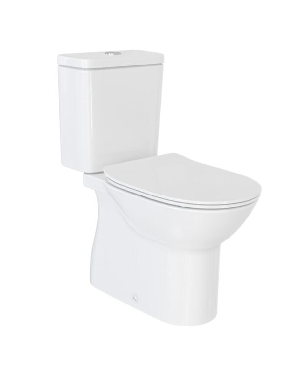 Roca Debba Rimless Close Coupled S Trap Back Inlet Toilet Suite (4 Star)